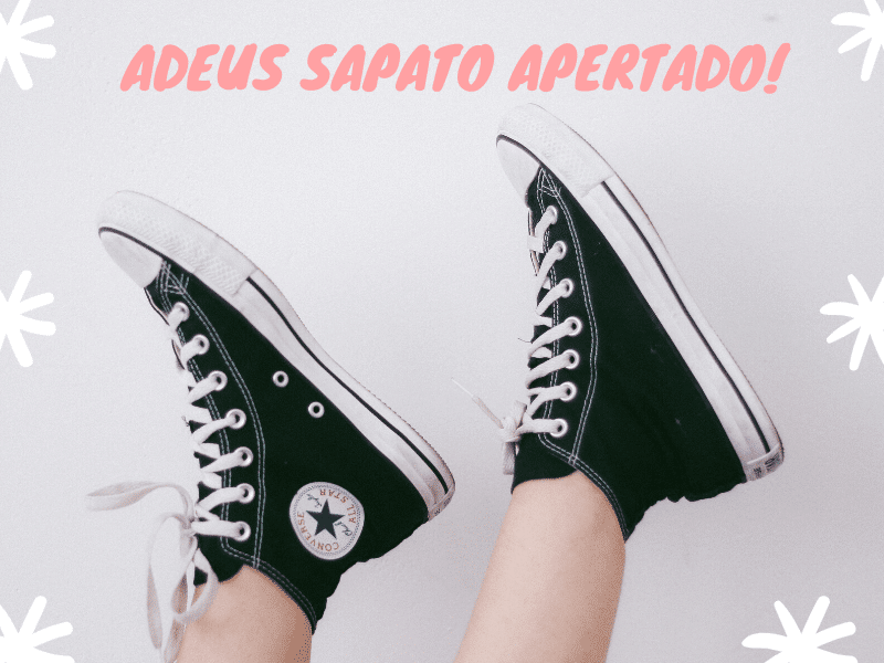 Lacear sapatos novos