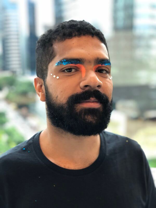 maquiagem masculina para o carnaval
