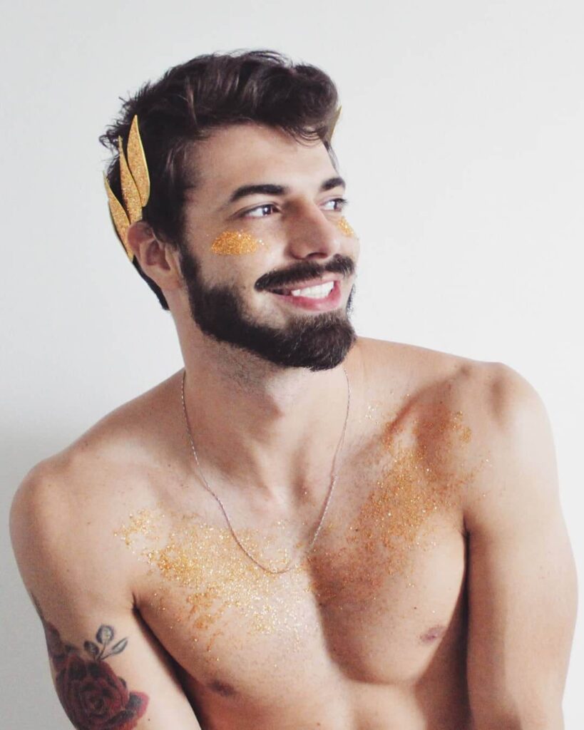 maquiagem masculina para o carnaval