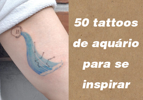 50 tatuagens de aquário