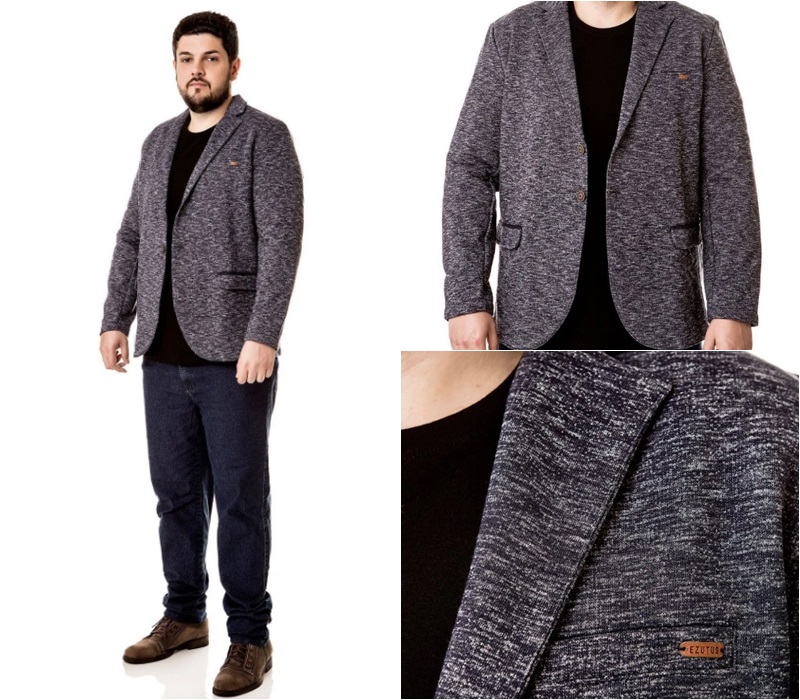 blazer plus size escuro comprar