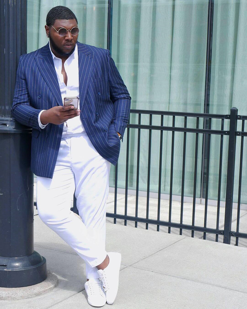 looks masculinos plus size para o réveillon