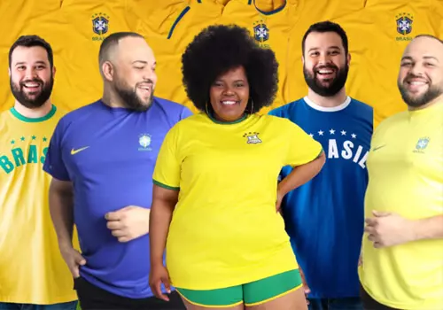 Onde comprar camisa do Brasil plus size